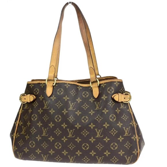 LOUIS VUITTON Batignolles Horizontal Shoulder Bag Monogram Brown